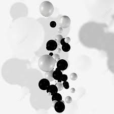 Karya seni ini sederhana tapi cerdas. Gambar Benda Hitam Putih