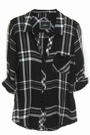 Black And White Flannel Mens Rails Hunter Plaid Shirt In Black White Gray Gray Plaid Shirt Black Plaid Shirt Black And White Flannel