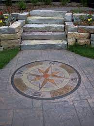 From faux blocks or stones, to hanging wall planters, these exterior house wall decorations will add individuality to any average home design. Compass A Cool Idea Love The Look Funny Thought Point It South And See How It Take People To Fig It Out Lol Outdoor Landscaping Compass Design Compass Rose