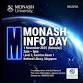 Monash University Malaysia Info Day – Singapore event in Singapore