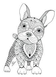 Dibujos De Mandalas Grandes Para Imprimir Y Colorear Animal Coloring Pages Mandala Coloring Pages Dog Coloring Page
