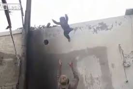 Watch Terrifying Moment Dad Encourages His Toddler Son To Jump Off A Roof Into His Arms Mirror Online