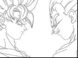 Vegeta will likely prove to be your first true test as a z warrior in dragon ball z kakarot. Goku Vs Vegeta Coloring Pages At Getdrawings Free Download Coloring Home