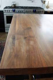 Walnut butcher block is very heavy. How We Refinished Our Butcher Block Countertop Chris Loves Julia