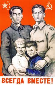 The unintentionally homoerotic Chinese-Soviet communist propaganda posters,  1950-1960 - Rare Historical Photos