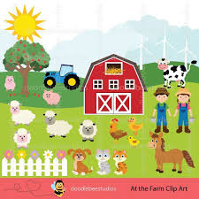 Barn Farm Animals Clipart Black And White Farm Animals Clipart Farm Clip Art Set Barnyard Animals Etsy Animal Clipart Clip Art Barnyard Animals