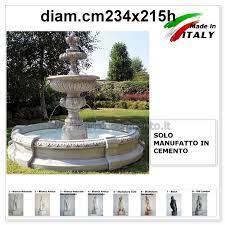Trova una vasta selezione di fontana da giardino in ghisa a prezzi vantaggiosi su ebay. Fontana Da Giardino Perugia Cm234x234x215h Centrale