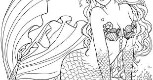 Top 100 magical unicorn coloring pages. Aesthetic Mermaid Coloring Pages Coloring And Drawing