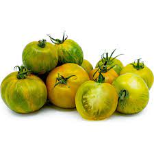 Newer variations blush reddish instead of yellow when ripe. Tomato Green Zebra Seeds Prijs 1 95