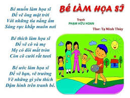 Image result for tranh thơ mam non