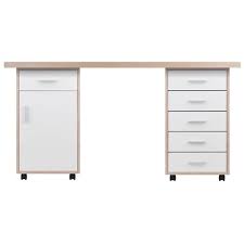 Everest combined 3 drawers tilting desk. 3pc Kenner Set Modular Desk With 6 Drawers Reclaimed Wood Winsome Target