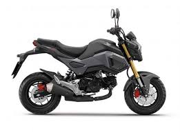 honda msx125 matt axis grey metalli honda minibike kjoretoy