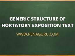 Generic structure of hortatory exposition 1. Materi Dan Soal Hortatory Exposition Text Bahasa Inggris Sma