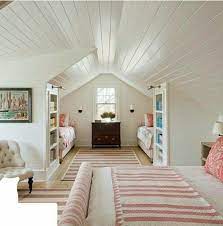 Here's another way to decorate the guest bedroom, using twin beds with the exact same design. Patons Classic Wool Worsted Yarn Joann In 2020 Attic Rooms Attic Renovation Attic Remodel
