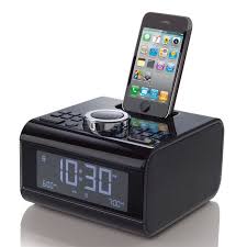 Brookstone Idesign Cute Cube Alarm Clock Radio For Ipod And Iphone Radio Alarm Clock Alarm Clock Clock