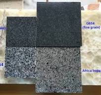 Natural Stone black/grey G654 polished/honed/flamed/Brushed ...