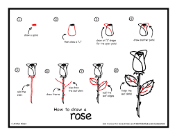 How To Draw A Rose Art For Kids Hub Drawing Tutorial Drawing Tutorial Easy Roses Drawing