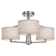 (12) — write a review. Monaco Three Light Semi Flush Ceiling Light