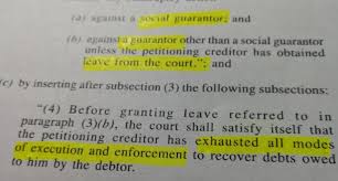 The bankruptcy act 1967 (malay: Bankruptcy Amendment Bill 2016 The Cost Of Guaranteeing Guarantors Protection By Daniel Bong Linkedin