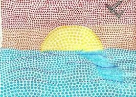 En casa podemos tener siempre a la mano pintura y papel para organizar en minutos una artividad como esta. Dibujos De Puntillismo Faciles