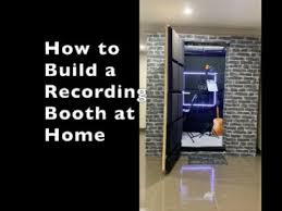 It is because of such setbacks, that people find it much easier to build a soundproof booth in your home. Video Soundproof Booth