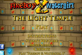Fireboy and watergirl is a fun 2 player game where you must work together to solve puzzles. Fireboy And Water Girl 2 In The Light Temple Unblocked Games