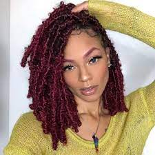 Buy 1 Packs Butterfly Locs Crochet Hair 12 Inch Pre Looped Bob Distressed Locs Soft Faux Locs Crochet Braids Butterfly Loc Twist Braiding Hair Synthetic Hair Extensions For Women 12strands Pack Bug Online In