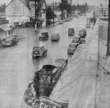 Looking North On State Street Near 3rd Avenue Cross Street Marysville Washington 1947 Marysville Marysville Washington Pacific Northwest
