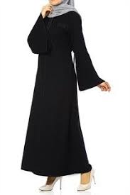 Ispanyol Kollu Krep Ferace Siyah 1083 01 Islami Giyim Elbise Giyim