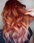 Ginger Hair With Pink Dip Dye
