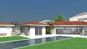 Maison Contemporaine De 170 M2 De Plain Pied En C Avec Une Toiture En Tuiles Noires Et Sejour Plan Maison Architecte Maison Contemporaine Maison Traditionnelle