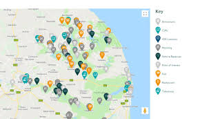 River Map of the Norfolk Broads | Herbert Woods