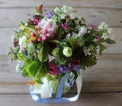 Beautiful flowers for every wedding budget. May Wedding Bouquet Of Apple Blossom And Cow Parsley The Natural Wedding Company
