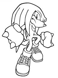 Knuckles In 2020 Hedgehog Colors Online Coloring Pages Coloring Pages