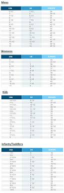 Skechers Size Guide