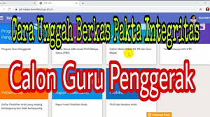 Check spelling or type a new query. Cara Unggah Berkas Pakta Integritas Guru Penggerak Youtube