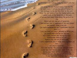 The Footprints Story Footprints In The Sand Poem Sand Quotes Footprint