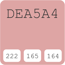 Hope you enjoy it and comment down below what you would. Pastel Pink Dea5a4 Hex Color Code Rgb And Paints