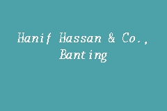 حسن روحانی‎, standard persian pronunciation: Hanif Hassan Co Banting Law Firm In Banting