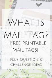 How To Play Mail Tag Maple Post Mail Tag Fun Mail Snail Mail Printables