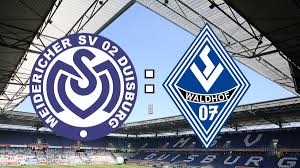 A win for one team, a win for the other team or a draw. Live Msv Duisburg Vs Sv Waldhof Mannheim 2nd Half World Today News