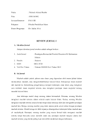 Review jurnal kapita selekta pai; Pdf Review Jurnal I Fatimah Ahmad Academia Edu