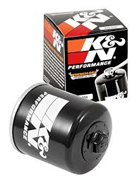 K N Motorcycle Oil Filter High Performance Black Oil Filter With 17mm Nut Designed To Be Used With Synthetic Or Conventional Oils Fits Honda