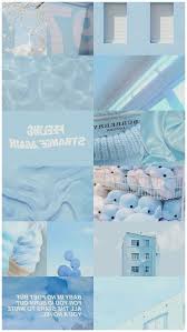 Kombinasi warna biru dan pink untuk rumah tinggal sumber : Blue Collage Wallpaper In 2020 Blue Aesthetic Pastel In 2021 Blue Aesthetic Pastel Cute Blue Wallpaper Baby Blue Wallpaper