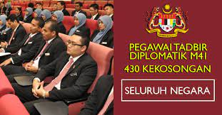 Check spelling or type a new query. 430 Kekosongan Pegawai Tadbir Diplomatik M41 2019 Seluruh Negara Jobcari Com Jawatan Kosong Terkini