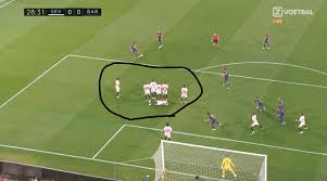 Enjoy messi vs ronaldo vs ronaldinho their best free kick goals ever! Video Crazy Sevilla Defending From Lionel Messi Free Kick Football Espana