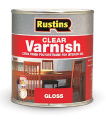 Rustins Varnish Polyurethane Clear Gloss 250ml Woodcare And Finishes Varnish Rustins Varnish Polyurethane Cl Wood Care Varnish Specialty Paints
