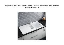reginox rl301cw 1.5 bowl white ceramic