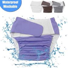 You don't have to keep buying disposables! Waterproof Washable Adult Cloth Diaper Nappy Pants For Bedwetting Incontinence Buy At A Low Prices On Joom E Commerce Platform