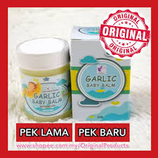Check spelling or type a new query. Original Hq Garlic Baby Balm Bam Bayi Bawang Putih Oil Flu Selesema Selsema Shopee Malaysia